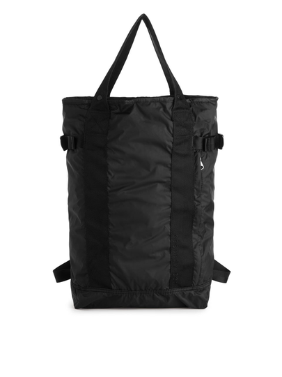 Packable 2-Way Backpack - Black