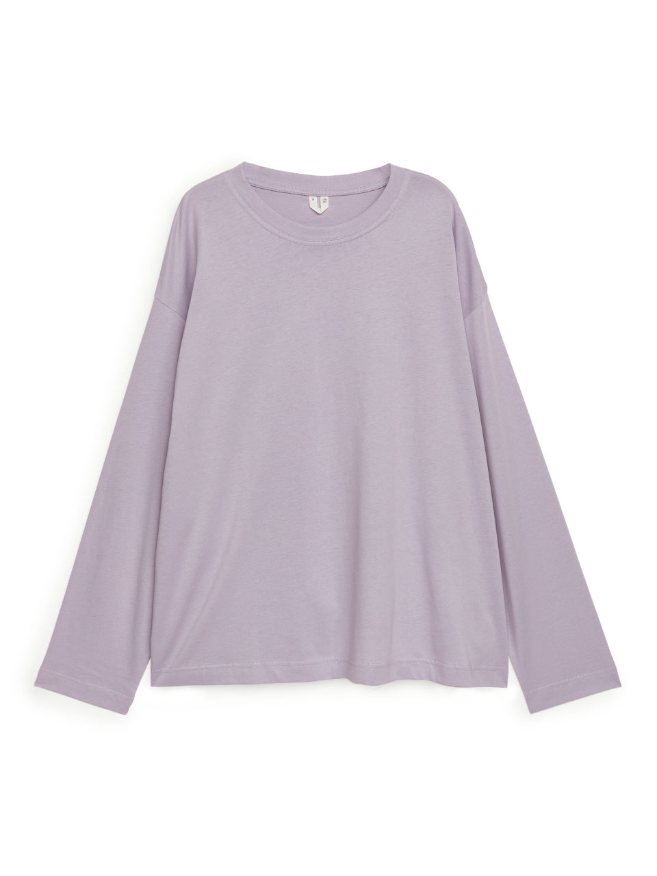 Oversized Pima Cotton T-shirt - Purple