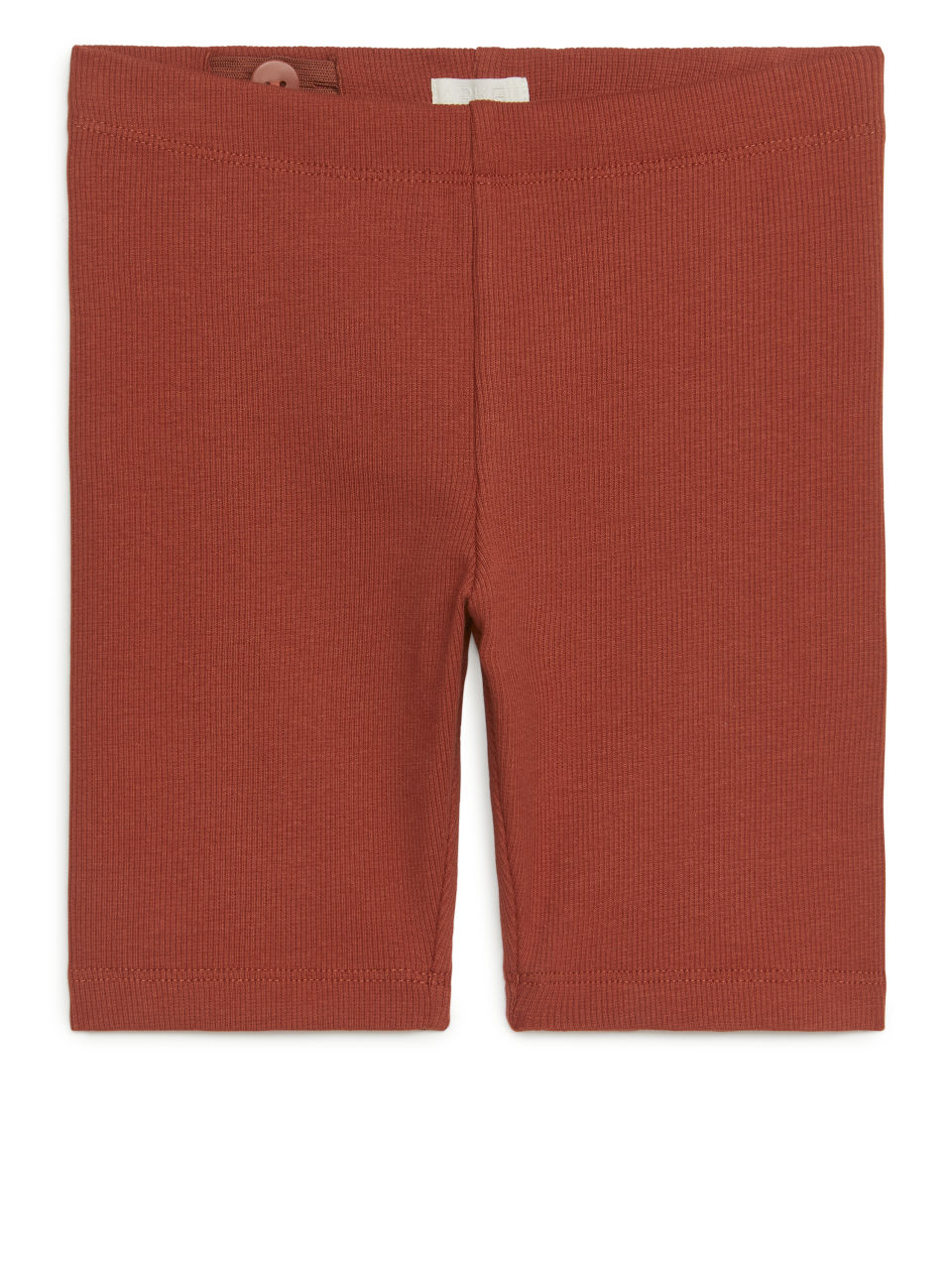 Rib Jersey Cycling Shorts - Orange