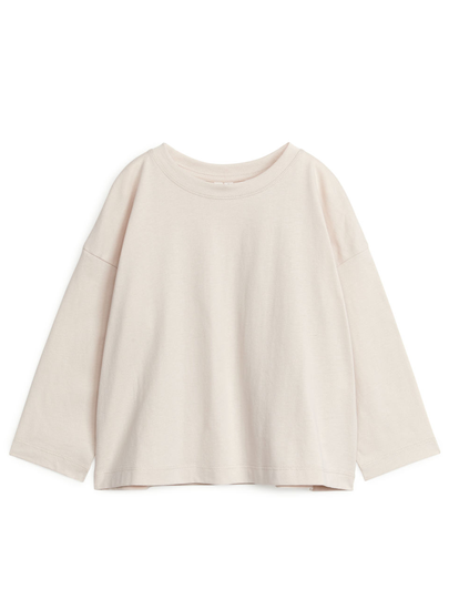 Long-Sleeve T-Shirt - Beige