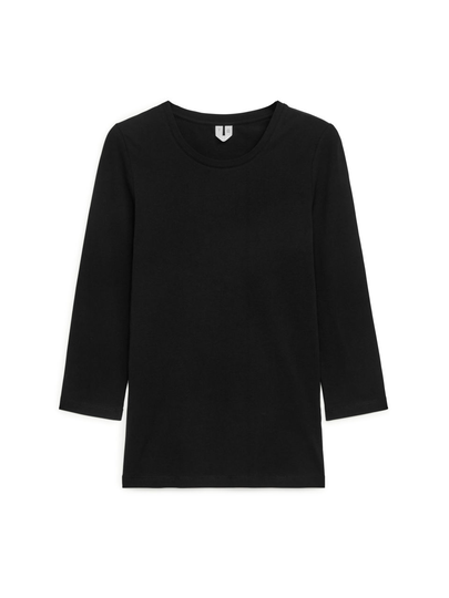 Ice Crepe Top - Black