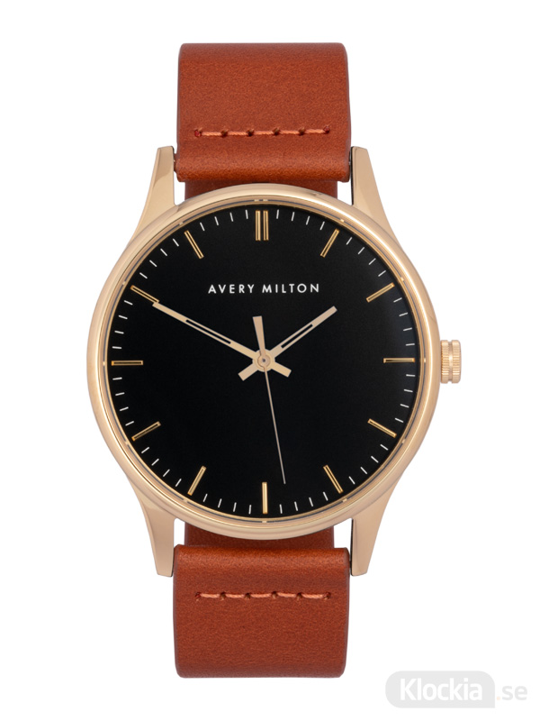 Avery Milton Como Brown Gold/Black 1192402120 Unisexklocka