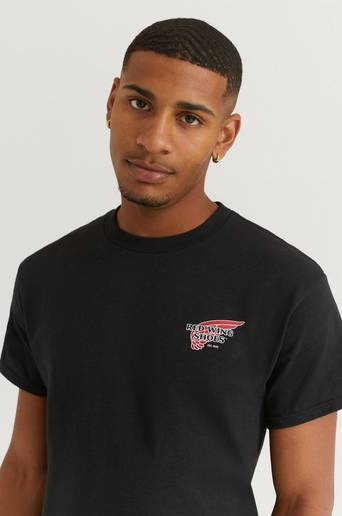 Red Wing Shoes T-Shirt Archive Ad T-Shirt Svart