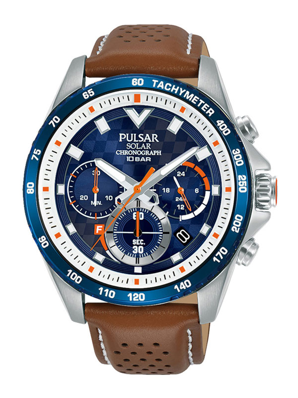 PULSAR Solar Chronograph 44mm PZ5113X1 - Herrklocka