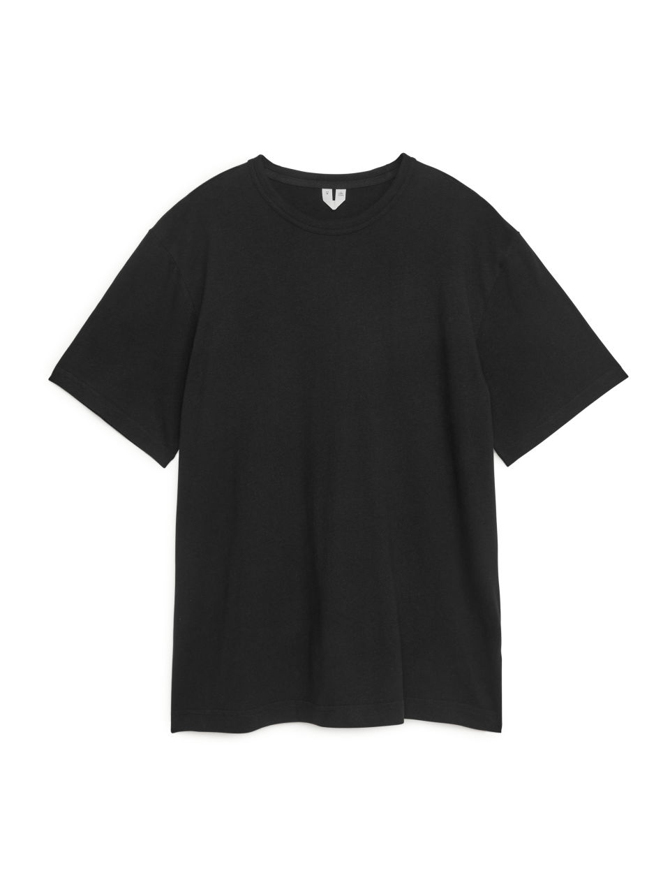 Cotton Linen T-Shirt - Black