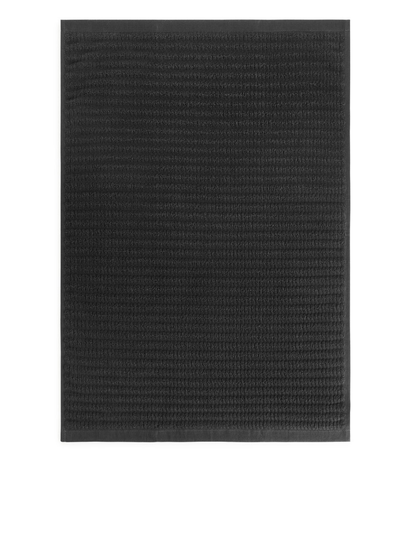 Jacquard Woven Hand Towel - Grey