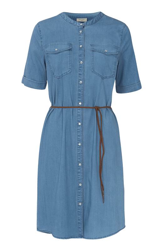 Freequent Jeansklänning Fia Blå denim
