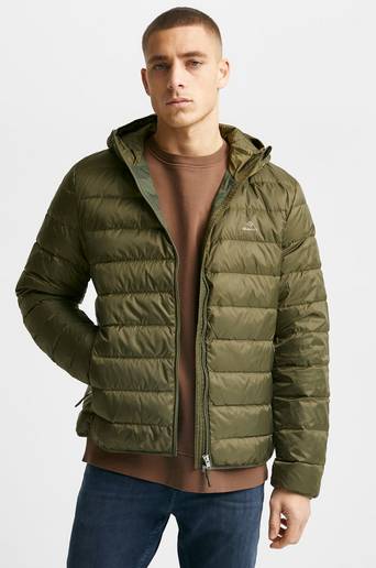 Gant Dunjacka Light Down Hood Jacket Grön