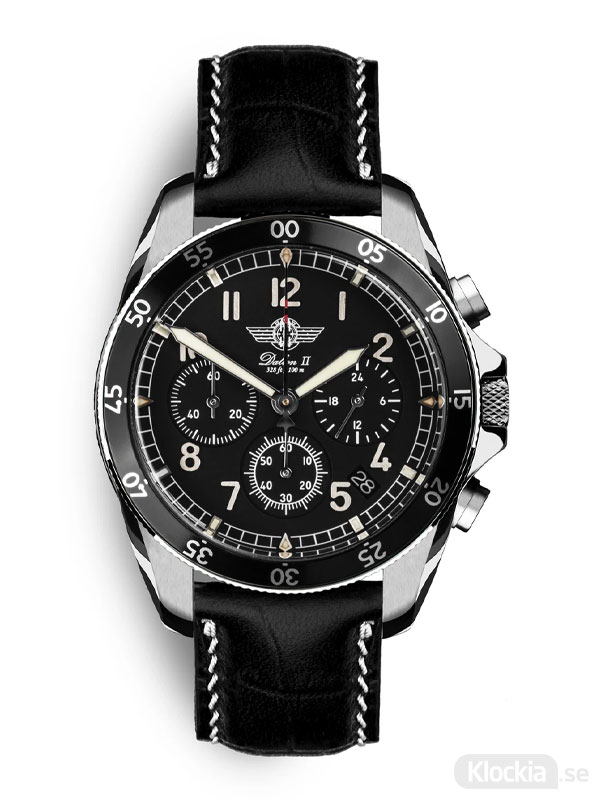 MALM Dalton 2 Black Chronograph 41 Black Classic MW-DAII39SWAF-LTD - Herrklocka