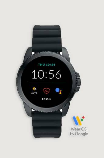 Fossil Klocka Fossil Connected Svart