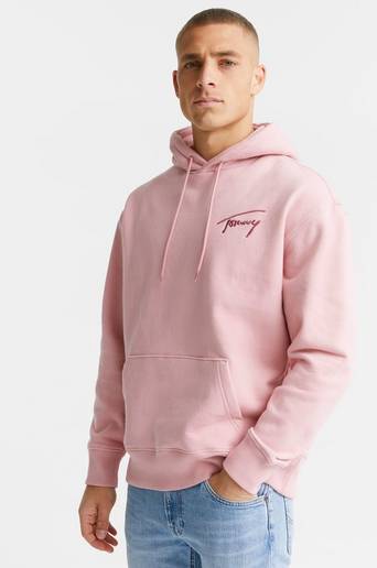 Tommy Hilfiger Hoodie TJM Signature Hoodie Rosa
