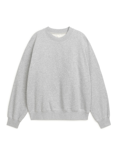 Brushed Terry Sweatshirt - Grey