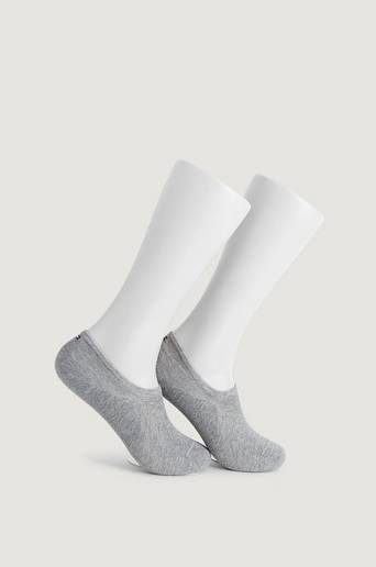 Tommy Hilfiger 2-Pack Strumpor TH Men Footie 2P Grå