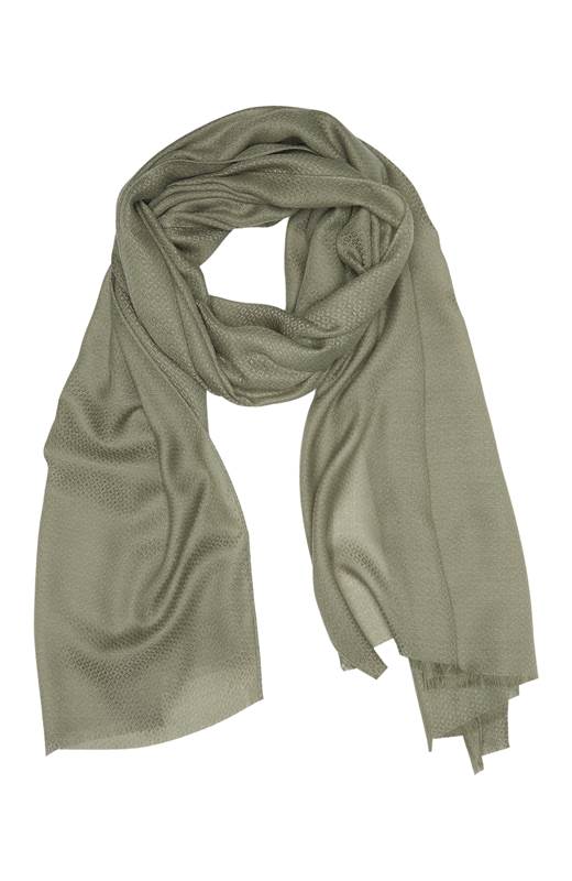 Cellbes Vävd scarf Khakigrön