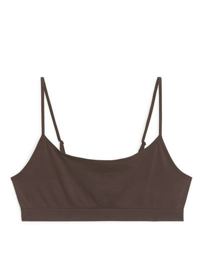 Soft Seamless Top - Brown