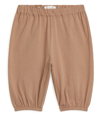 Loose Fit Jersey Trousers - Orange