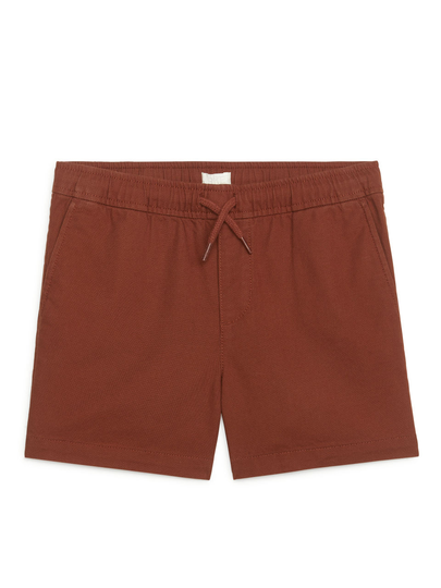Drawstring Shorts - Orange