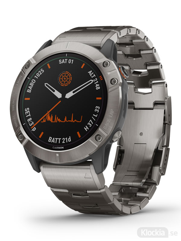 Garmin fēnix 6X – Pro Solar-version 51mm 010-02157-24