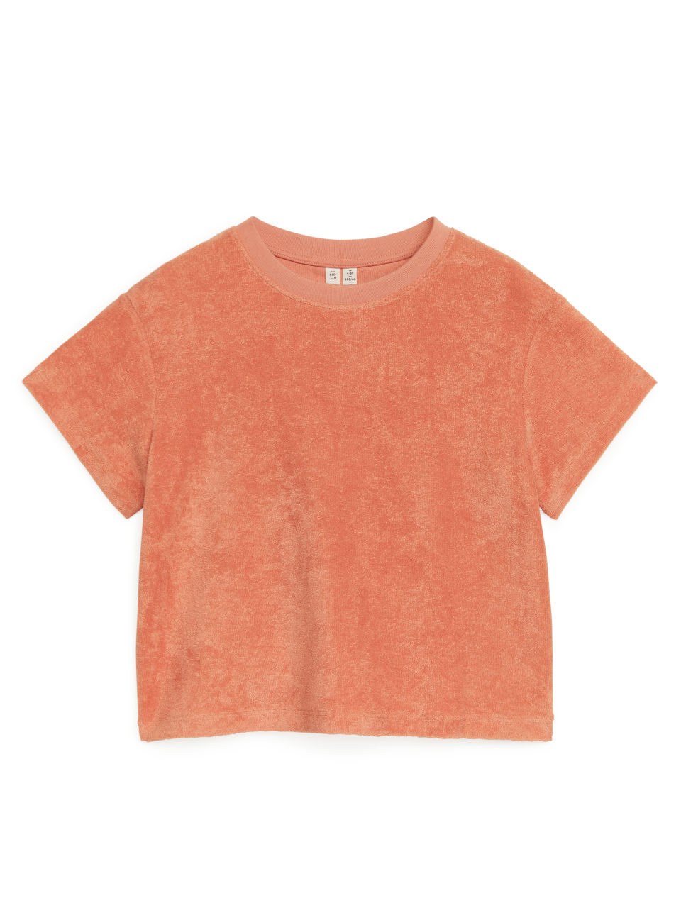 Cotton Towelling T-Shirt - Orange