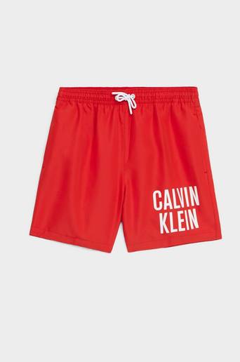 Calvin Klein Badshorts Medium Drawstring Röd