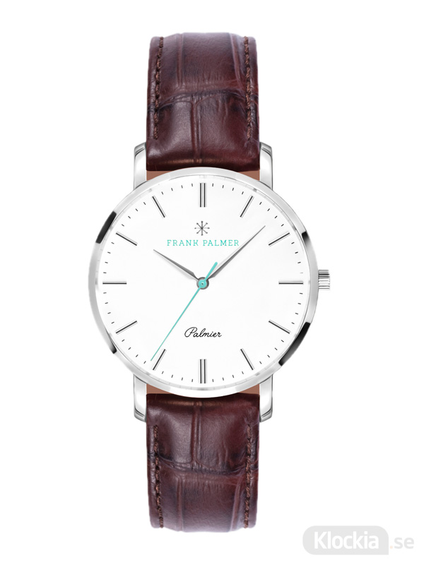 Frank Palmer - Palmier Steel Case - Brown Strap FPW0031