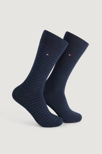 Tommy Hilfiger 2-Pack TH Men Small Sock 2P Blå
