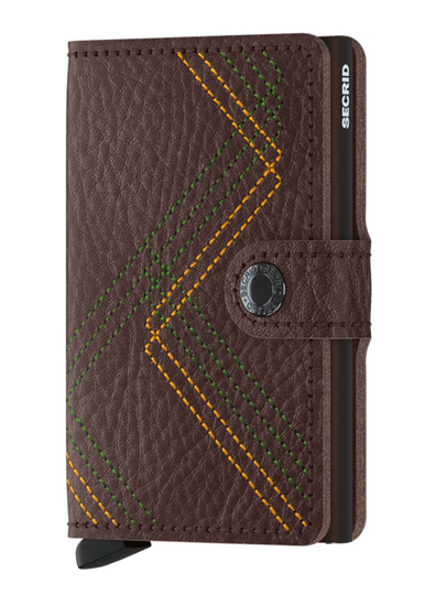 SECRID Miniwallet Stitch Linea Espresso