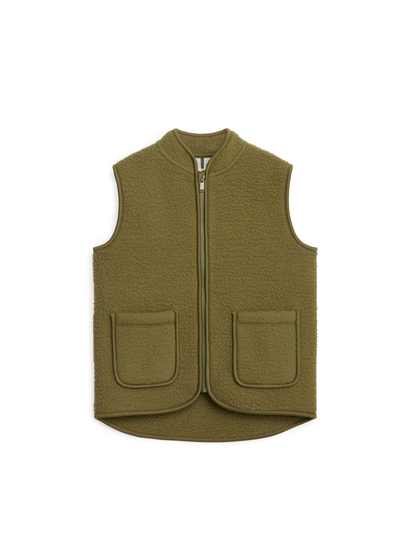 Fleece Vest - Green