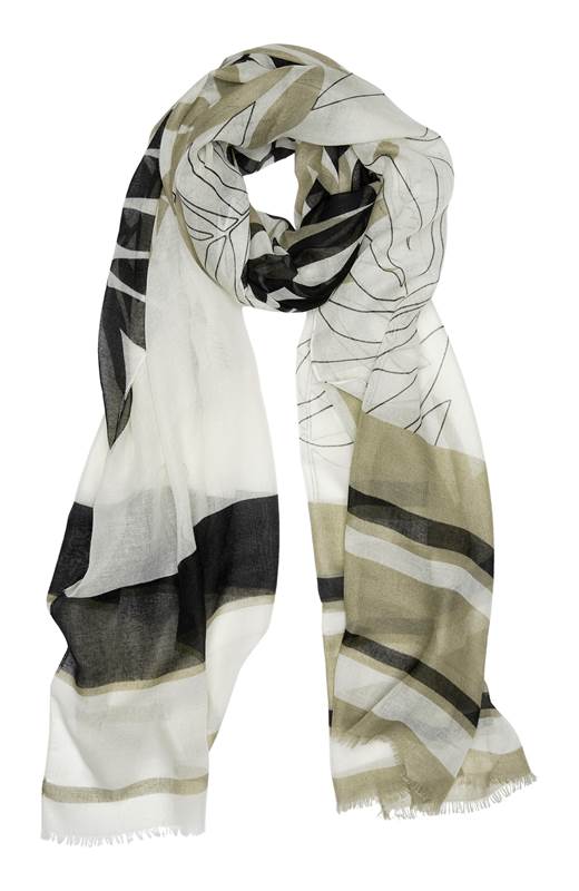 Soyaconcept Scarf Panita Sand Mönstrad