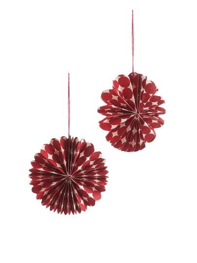 Afroart Paper Stars - Red