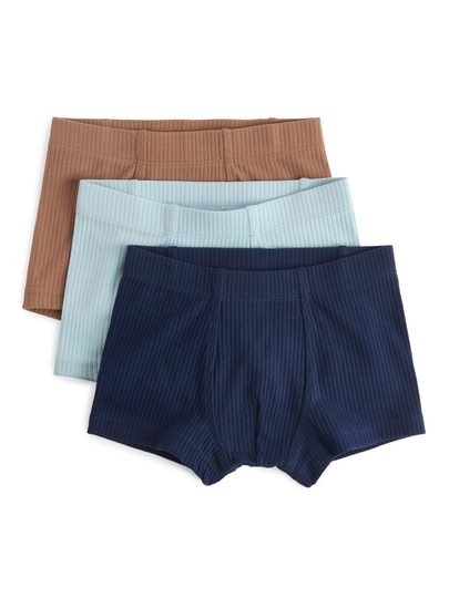 Ribbed Jersey Trunks - Turquoise