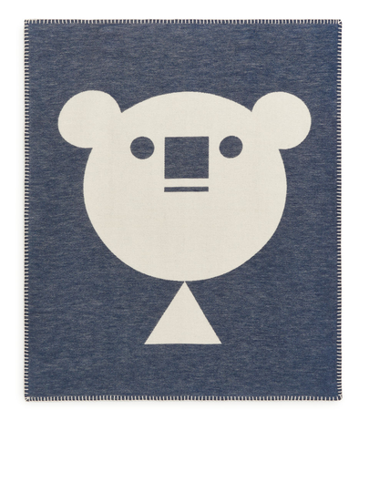 Klippan Cotton Blanket - Blue