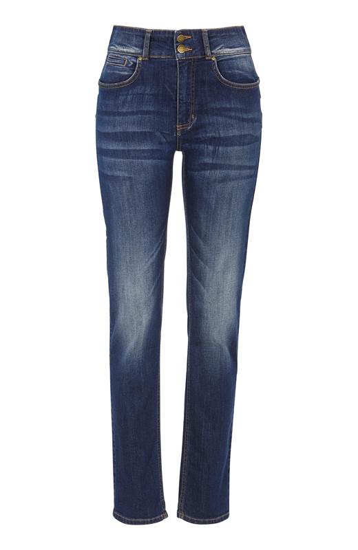 Cellbes Rak push up jeans Selena Mörkblå