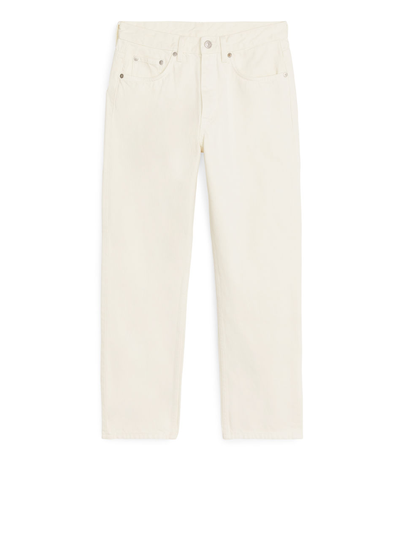 REGULAR Cropped Jeans - White