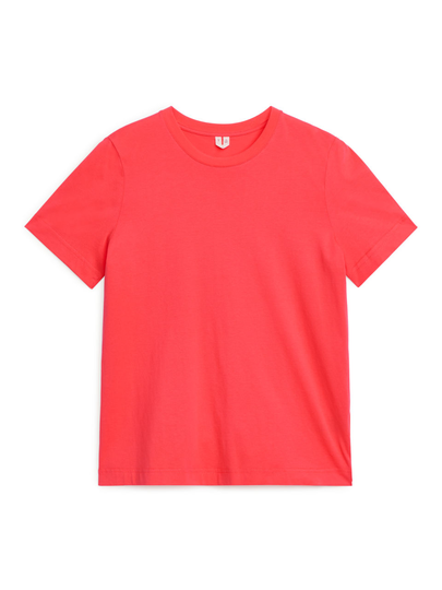 Crew-Neck T-shirt - Red