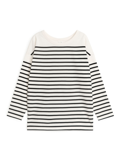 Relaxed Cotton Top - White
