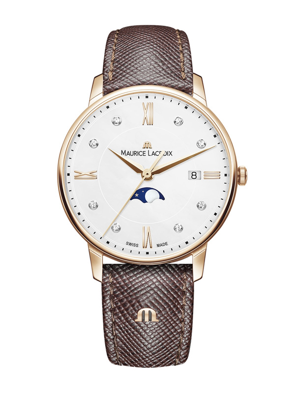 Maurice Lacroix Eliros Moonphase 35mm Safir 50m EL1096-PVP01-150-1