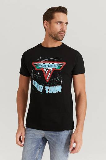 Rock Off T-Shirt Van Halen Tee Svart
