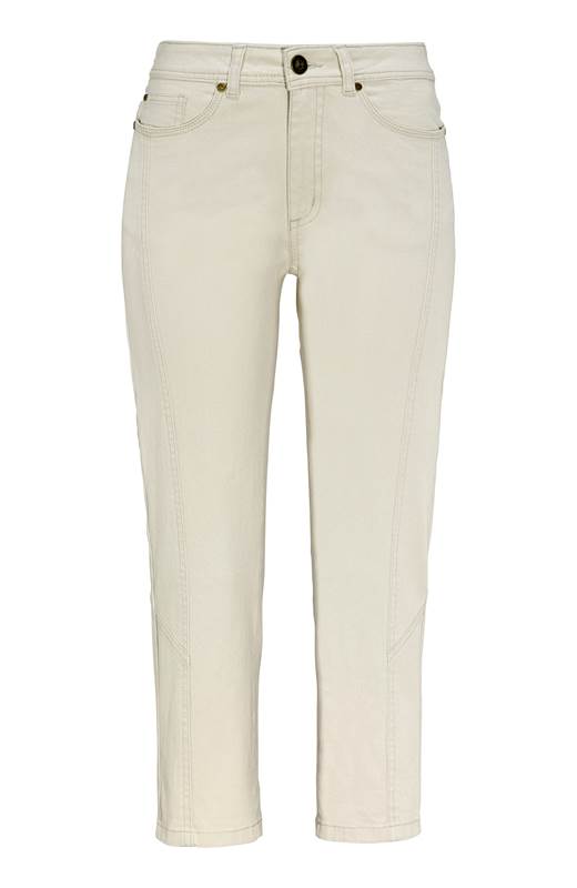 Cellbes Capribyxa med dekorsömmar Mia Beige