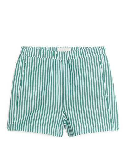 Denim Shorts - Green