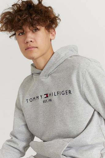 Tommy Hilfiger Hoodie Essential Hoodie Grå