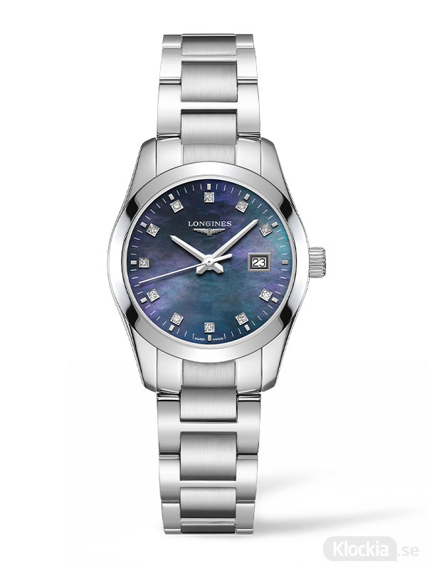 LONGINES Conquest Classic Diamonds 29.5mm L2.286.4.88.6 - Damklocka