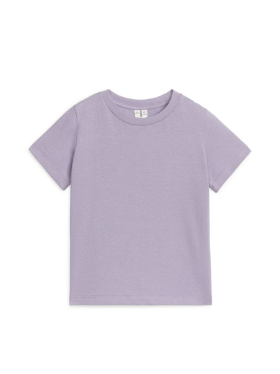 Crew-Neck T-shirt - Purple