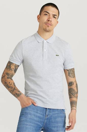 Lacoste Pikétröja Slim Fit Polo Piké Grå