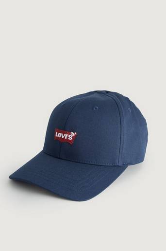 Levi's Keps Mid Batwing Flexfit Blå