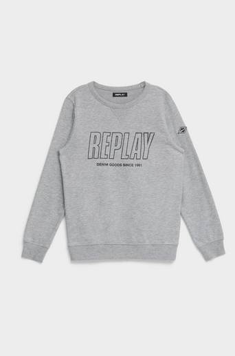 Replay Sweater Grå