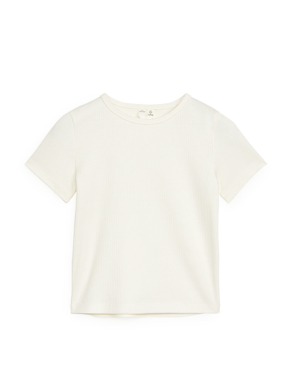 Cotton Lyocell Rib Top - White