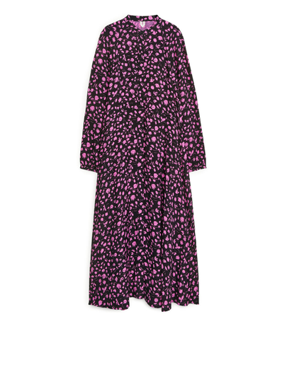 All-Over Printed Dress - Pink
