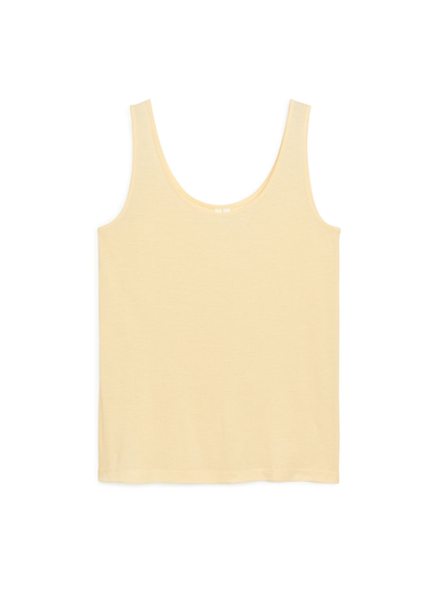 Lyocell Rib Tank Top - Yellow