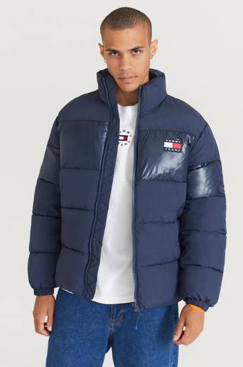 Tommy Hilfiger Pufferjacka TJM Tonal Colorblock Puffer Blå
